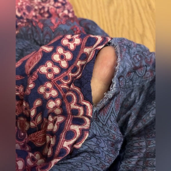 JIBJAAB Bohemian Multicolor Harem  Festival Hippie Wide Leg Pants OS - Picture 12 of 13